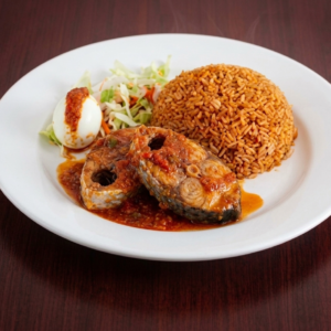 Jollof Rice with Fish Sauce